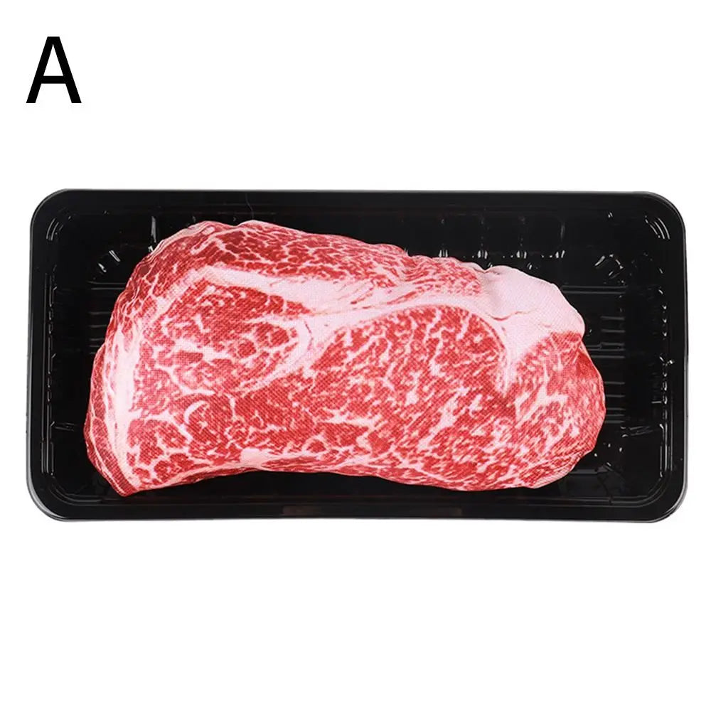 Simulation Squeaky Bone Dog Toys Steak Bite-Resistant Clean Dog Chew Puppy Training Toy Soft Steak Carrot Animal Pet Supplies
