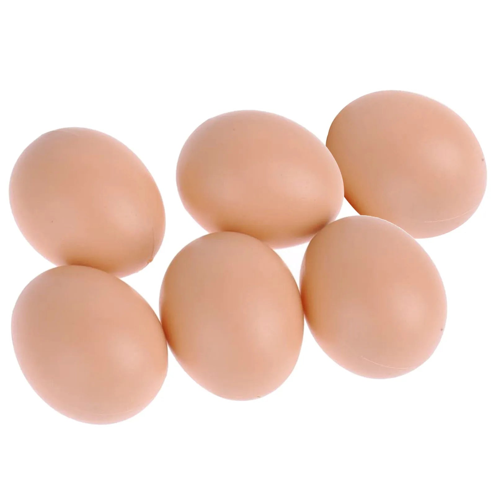 6/12/18/24pcs Plastic Eggs Chicken House Small Fake Eggs Farm Animal Supplies Cages Accessories Guide Chicken Nest Egg Painting