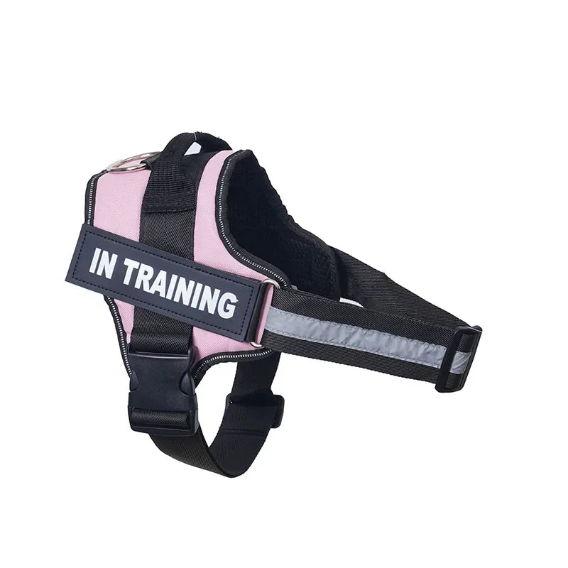 Dropshipping Dog Harness ID Custom patch Reflective Breathable No Pull Pet Harness Vest Training Dog Accessories