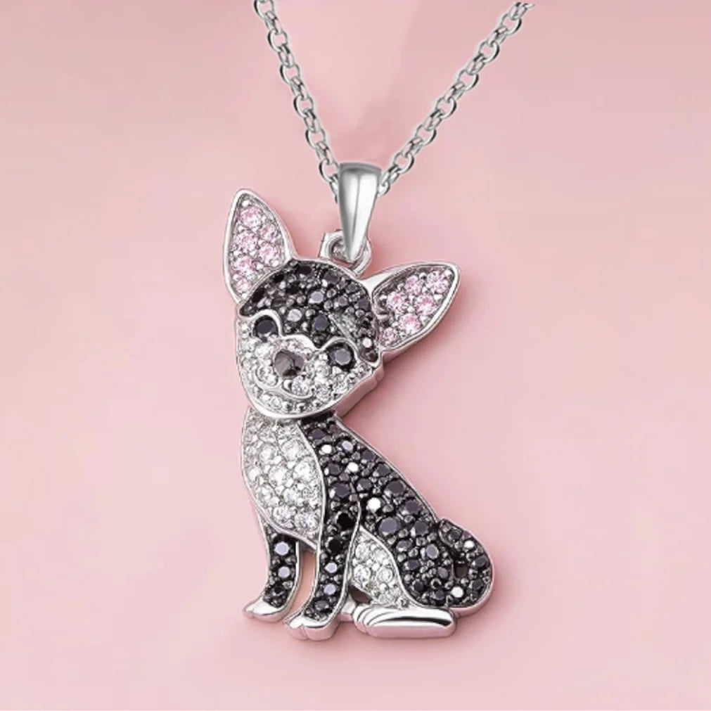 Exquisite Cute Beagle Pendant Necklace for Women Elegant Pet Puppy Jewelry Animal Accessories Memorial Gift for Dog Lovers