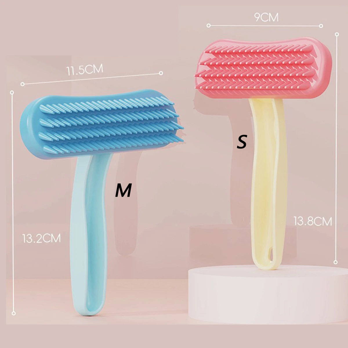 Silicone Comb Grooming Brush Guinea Pigs Accessory Rabbit Hair Cats Rabbits Combs Pet Pig Bunny Fix Supplies Items Accessories