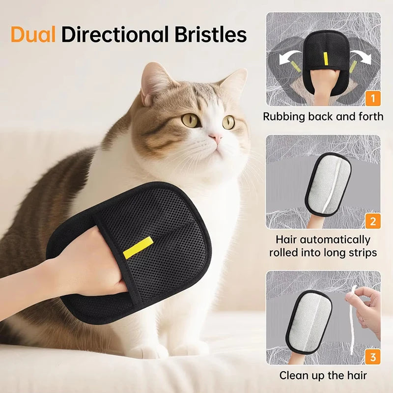 Hot sale Pet Hair Remover Portable Washable Clothes Hair Dehairing Gloves Pet Cleaning Products Pet Accessories