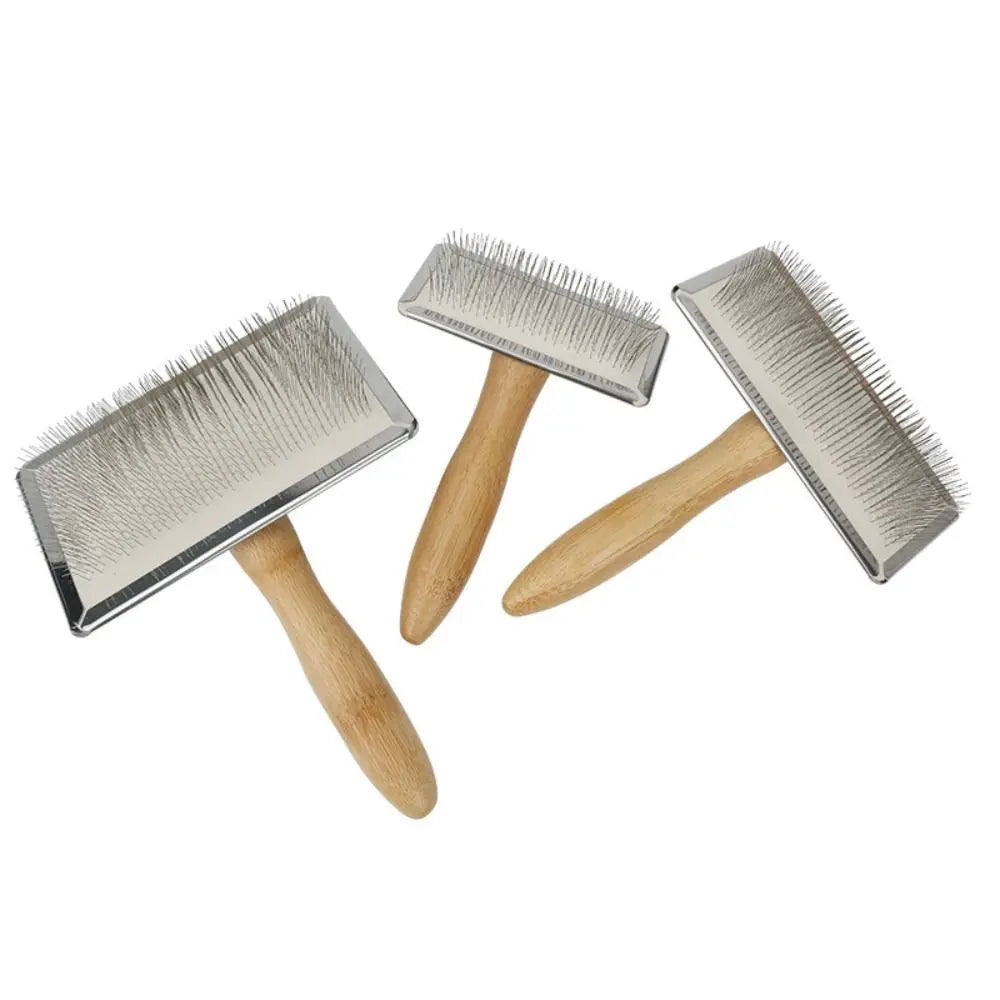 Portable Metal Pet Hair Remover Comb Ergonomic Handle Pet Massage Cat Comb Durable Slicker Brush Pet Products