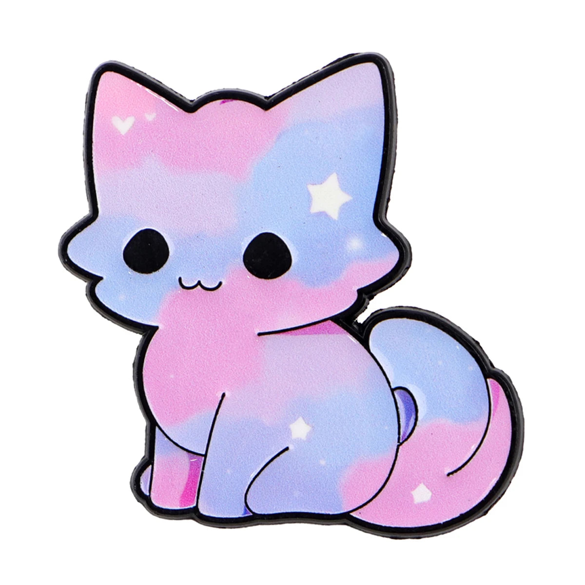 Cute Rainbow Galaxy Cat Enamel Pins Kawaii Cartoon Brooches Animal Lapel Badges Jewelry Gifts for Cat Lovers & Pride Accessories