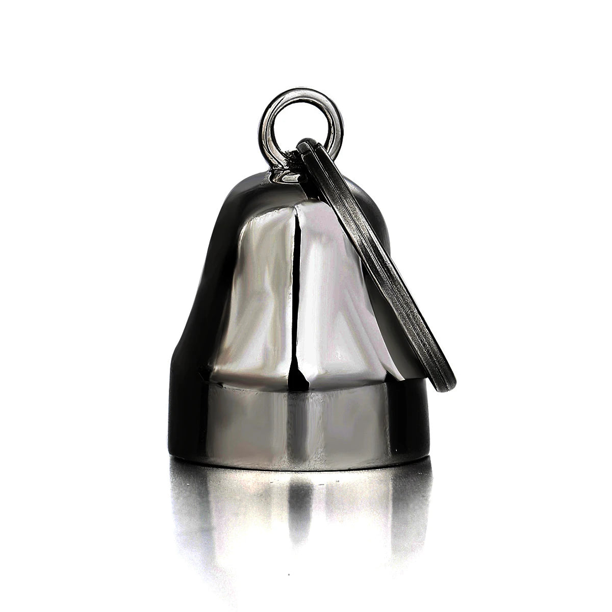 Motorcycle Guardian Bell Key Chain for Riders,Stainless Steel Biker Bells Accessories & Live To Ride for Luck