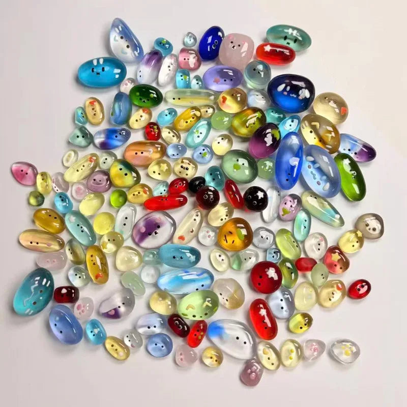 Luminescent Resin Accessories, DIY Stones in Pet Shapes, DIY Jewelry Accessories, Handmade Decorations, and Items to Manipulate