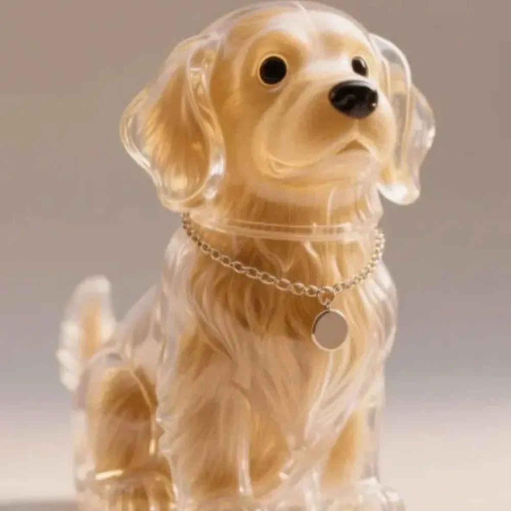 Dog Hair Storage Pendant Cute Keychain Bag Pendant Couple Car Key Chains Jewelry Souvenir Collection Gift Decoration Accessories