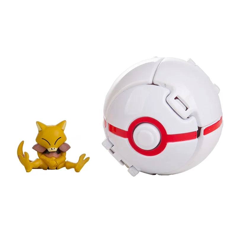 Pokemon Doll Ball Elf Pet Anime Action Doll Pikachu Charizard Mewtwo Bulbasaur Eevee Squirtle Eevee Pokeball Monster Toy Gift