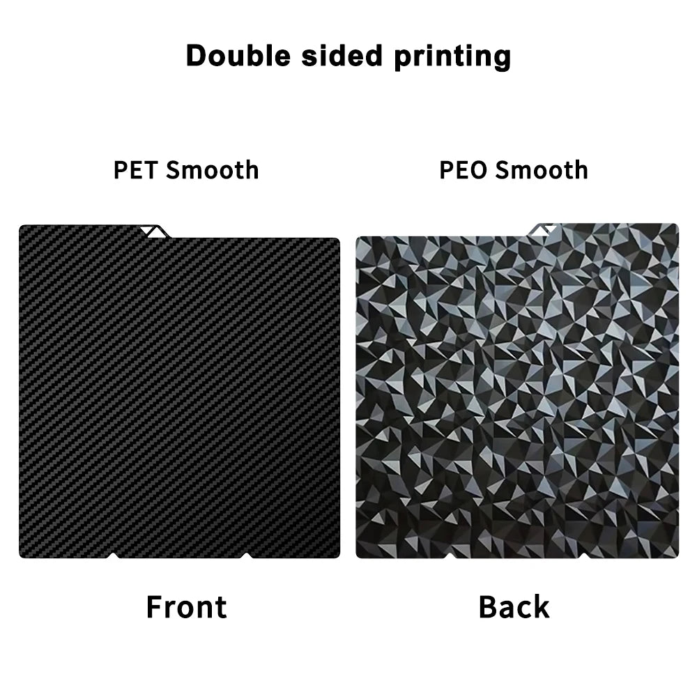 For Anycubic Kobra S1 Bed Plate 264x276 Kobra S1 Combo Build Plate Double Side Peo Pet Pei Pey Chameleon Kobra S1 Accessory 3d