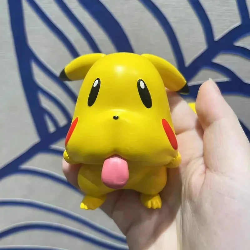 Pet Elf Ghost Face Pikachu Handmade Cute Ornament Model Gift Pocket Monsters Ghost Face Pikachu Handmade Collection