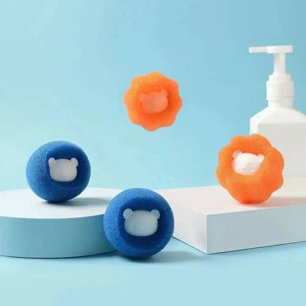 Home Laundry Removes Lint Clothes Ball Catch Pet Hair Remover Reusable Balls Products Washing Machine Filter Household Garden