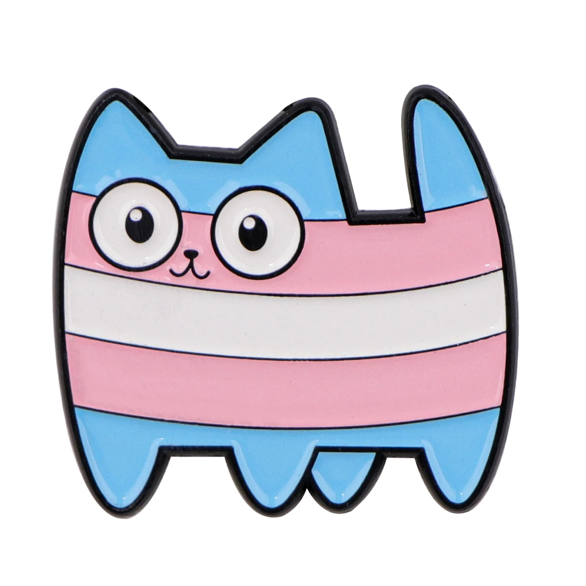 Cute Rainbow Galaxy Cat Enamel Pins Kawaii Cartoon Brooches Animal Lapel Badges Jewelry Gifts for Cat Lovers & Pride Accessories