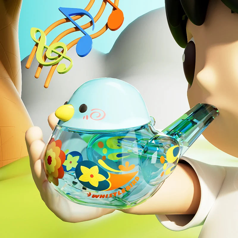 Water Bird Whistle Toy for Infants Children Musical Instrument Training Tool for Babies Call Design Can Be Filled with Water