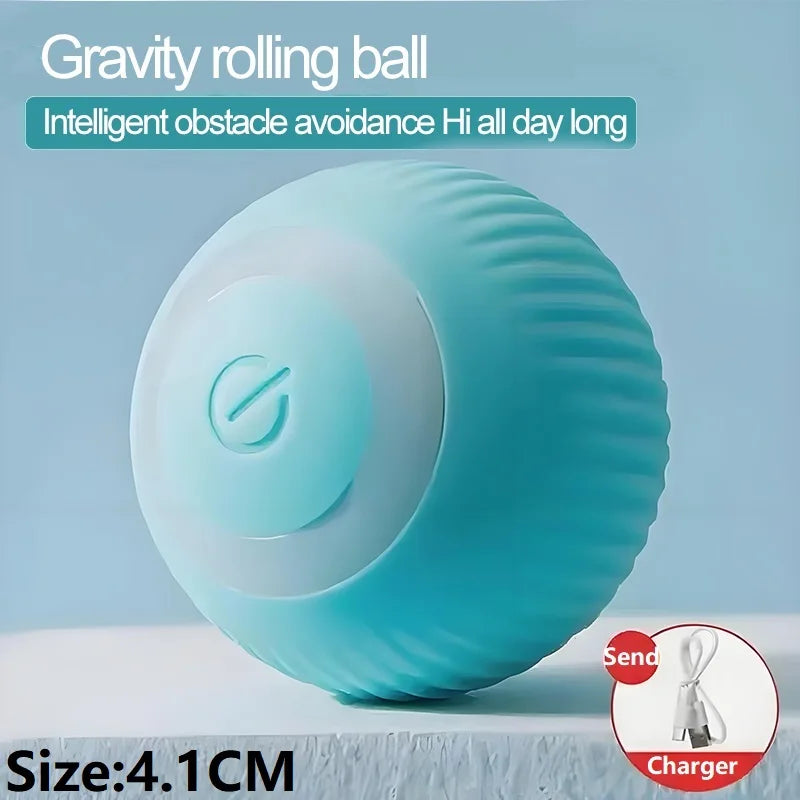 New Interactive Cat Ball Automatic Indoor Cat Toy Electric Roll Ball Cat Games MWJ01