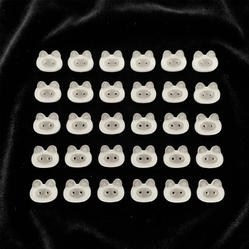 30pcs Cat Buttons Cute Creative Calico Cat Buttons Fashionable Resin Ginger Cat Buttons Clothes Accessories