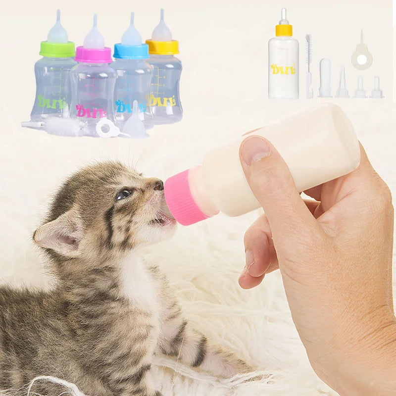 60/150ml Pet Feeder for Small Dogs Cats Newborn Puppy Dog Kitten Cat Milk Water Bottle Dog Feeding Accessories Mascotas Products
