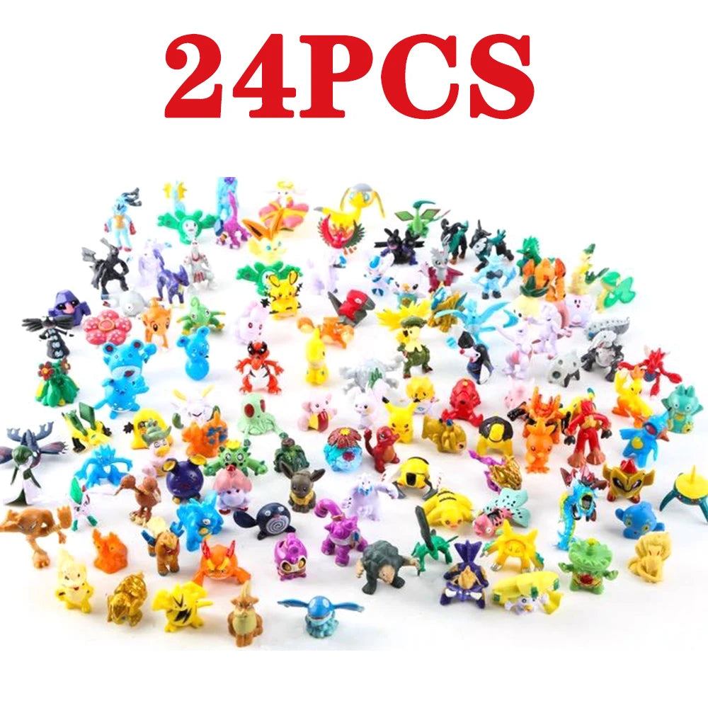 144 Pet Pok É Mon Figurines Pok É Mon Pok É Mon Twisted Egg Toy Dolls Children's Christmas Gifts