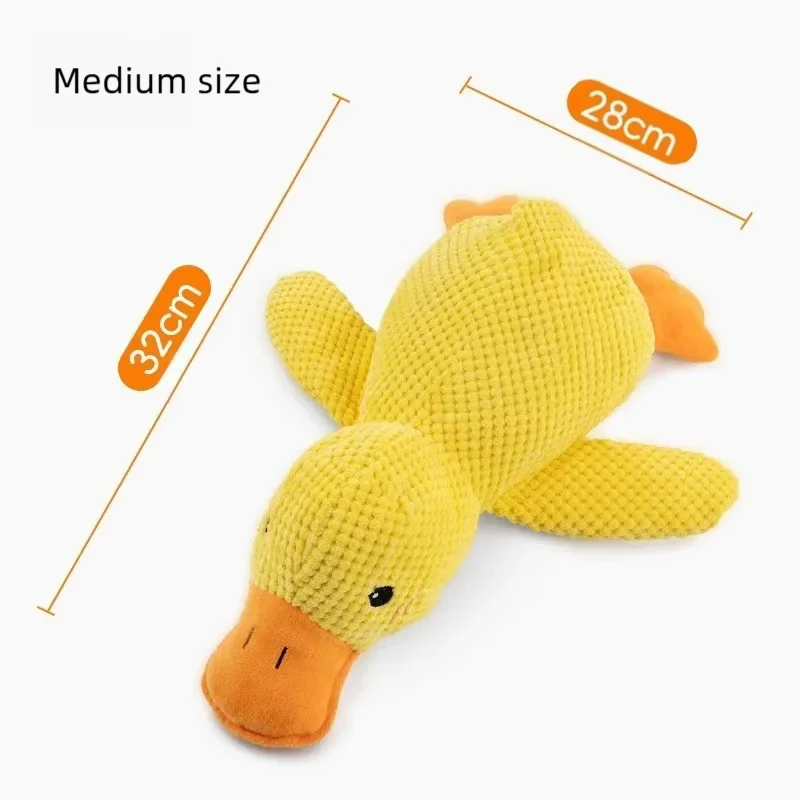 1/3PCS Things For Dogs Accessories Dog Supplies Calming Duck Squeaky Plush Toy Luxury Sleep Aid Durable Puppy Companion Pet