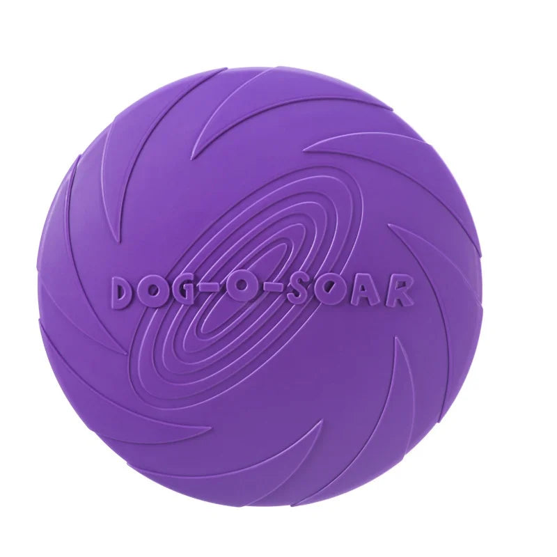 HH Interactive Silicone Flying Saucer Toy for Dogs And Cats Chew Resistant Flying Disc Pet Game Perfect for Puppy Training Fun