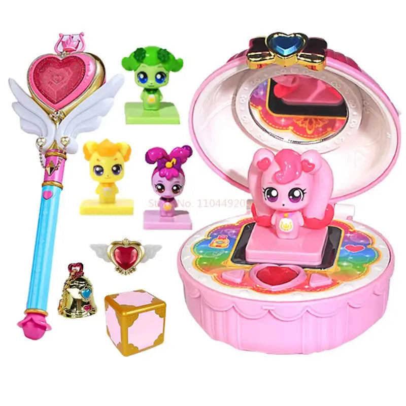 Genuine Stock Catch Teenieping Toy Music Love Mirror Box Cute Pet Set Love Happy Dream Ke Surprise Magic Set Princess Girl Gifts