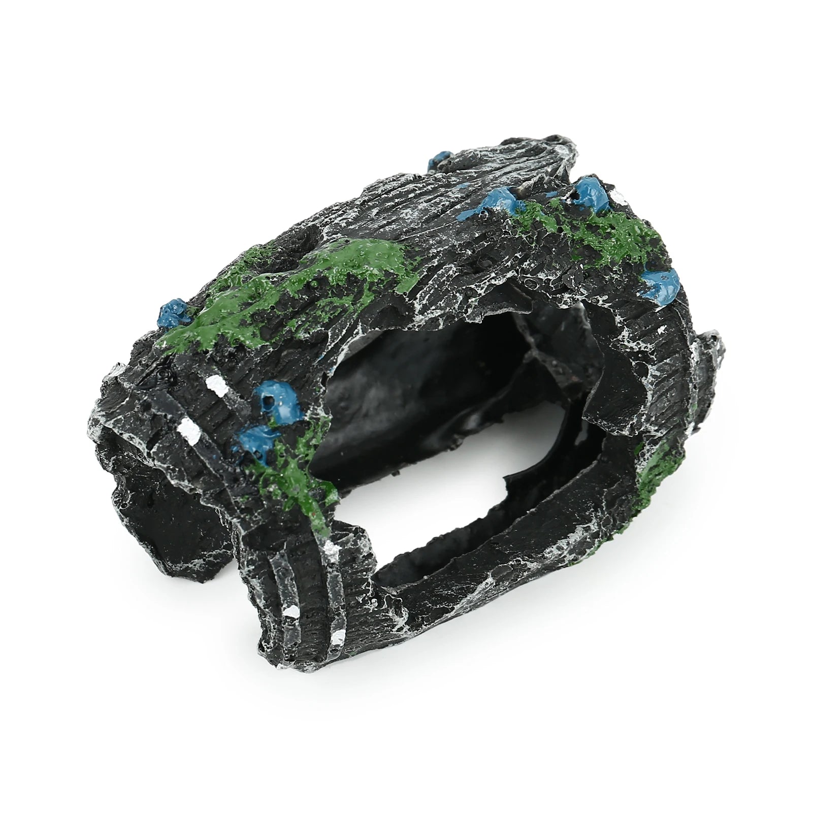 Aquarium Ornament Hollow Hole Log Tree Tunnel Cave Fish Tank Landscaping Decoration Aquatic Pet Accessories