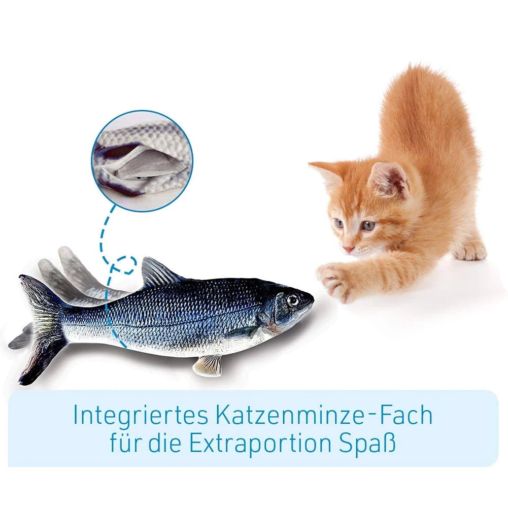 1/2pcs Cat Toy Electronic Fish Toy Cute Styling Glowing Simulation Electric Fish Toy Non Toxic Pet Products Interactive Cat Play