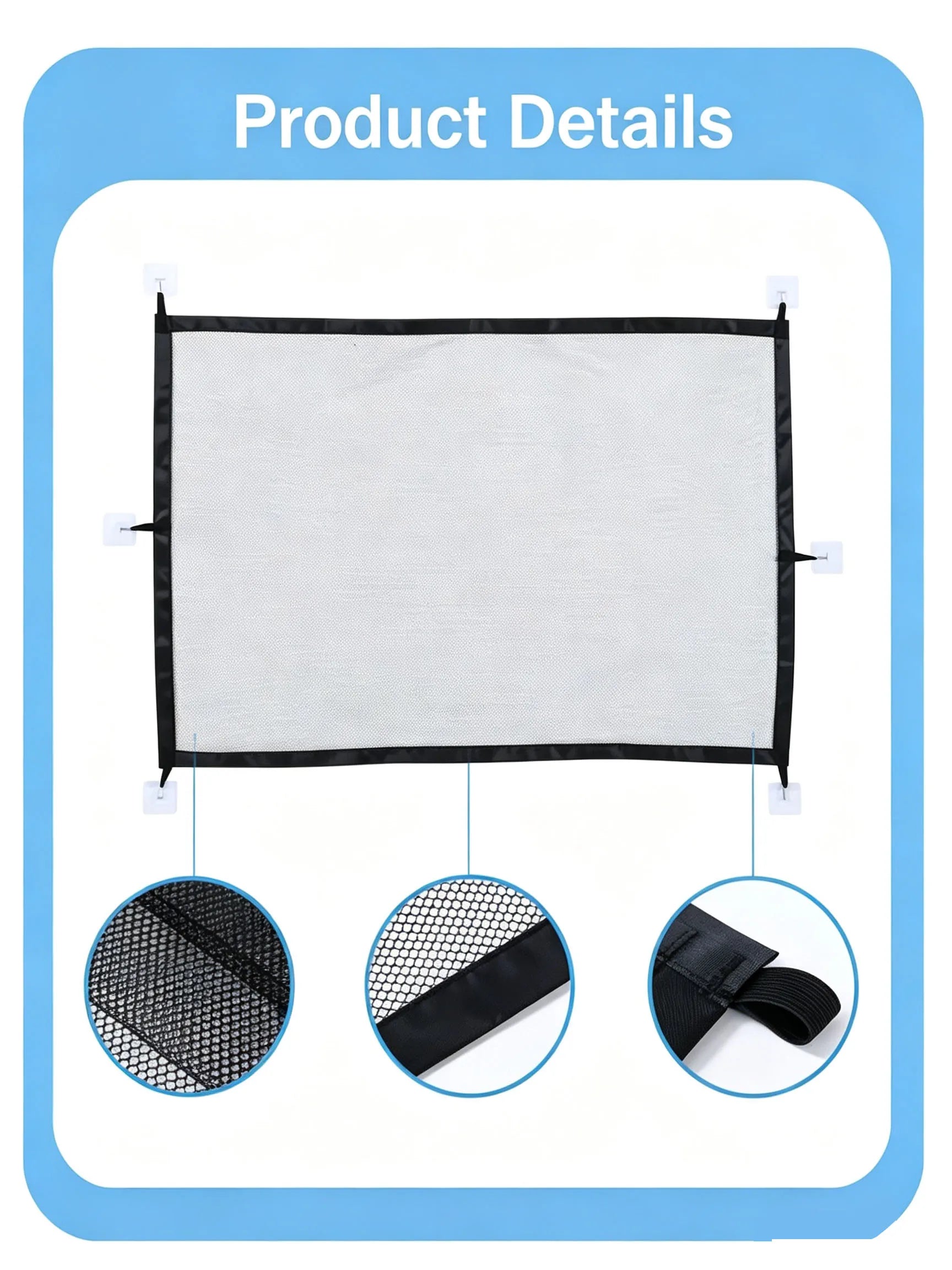 Mesh Pet Gate Dog Safety Fence Portable Retractable Pet Isolation Net For Stairs Doorways Puppy Cat Barrier