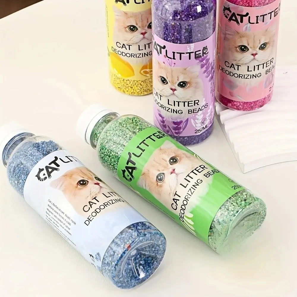 Cat Litter Deodorizing Beads Toilet Granules Litter Box Long Lasting Freshness Air Purification Deodorizer Pet Cleaning Products