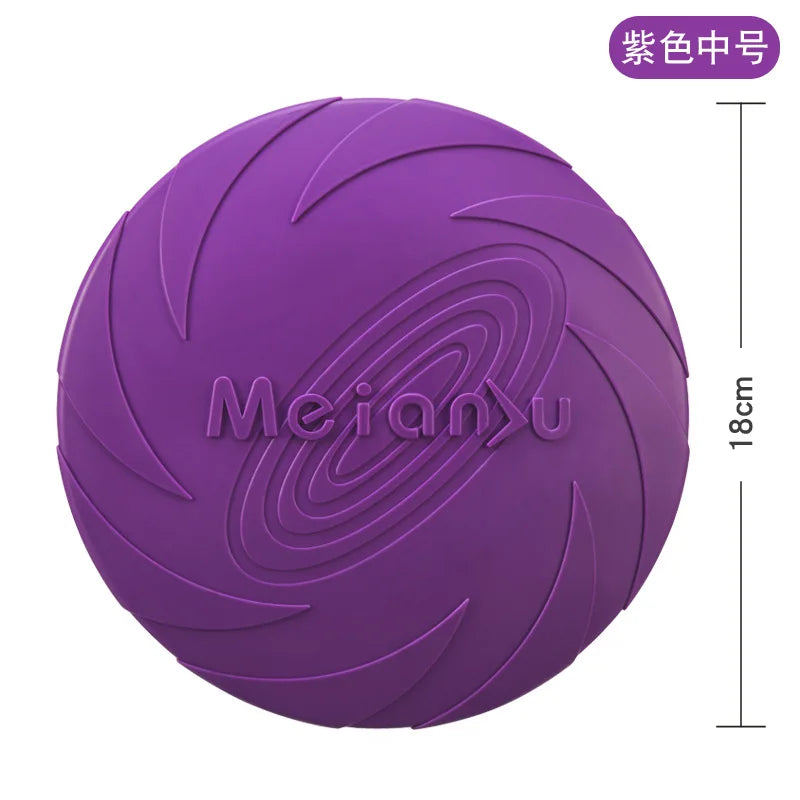 Dog Frisbee, Border Animal Pet Dog Special Frisbee Bite Resistance Training Frisbee Pull Back Standard Dog Toys Pet Products