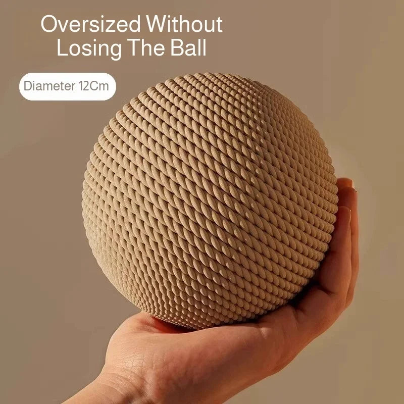 Interactive Sisal Cat Scratching Ball Toy For Kitten Teeth Cleaning Anti Bite Cat Ball Sounding Toy Pet Supplies