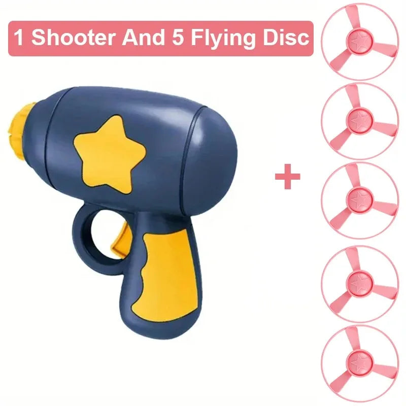 Funny Interactive Cat Toy Launcher Gun Mini Flying Disc Shooting Chaser for Kitten Training Games, Auto Eject Pet Supplies Gi