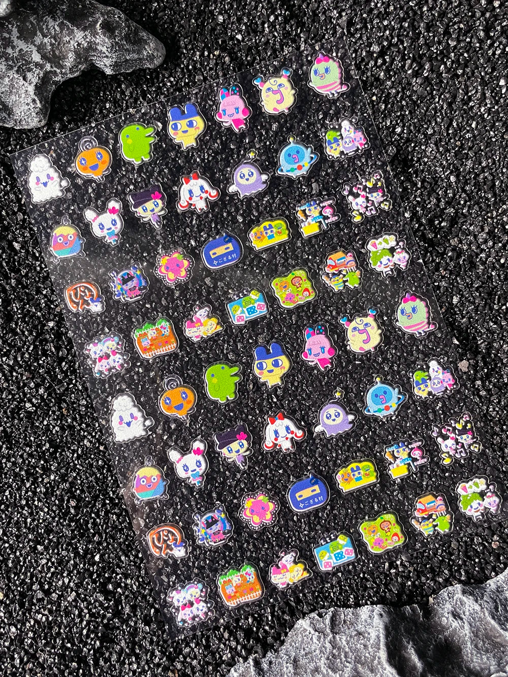 Cartoon Cute Electronic Pet DIY Handmade Scrapbook Nail Sticker Decal Decoration PVC Waterproof Stationery Box Phone Case Sticke