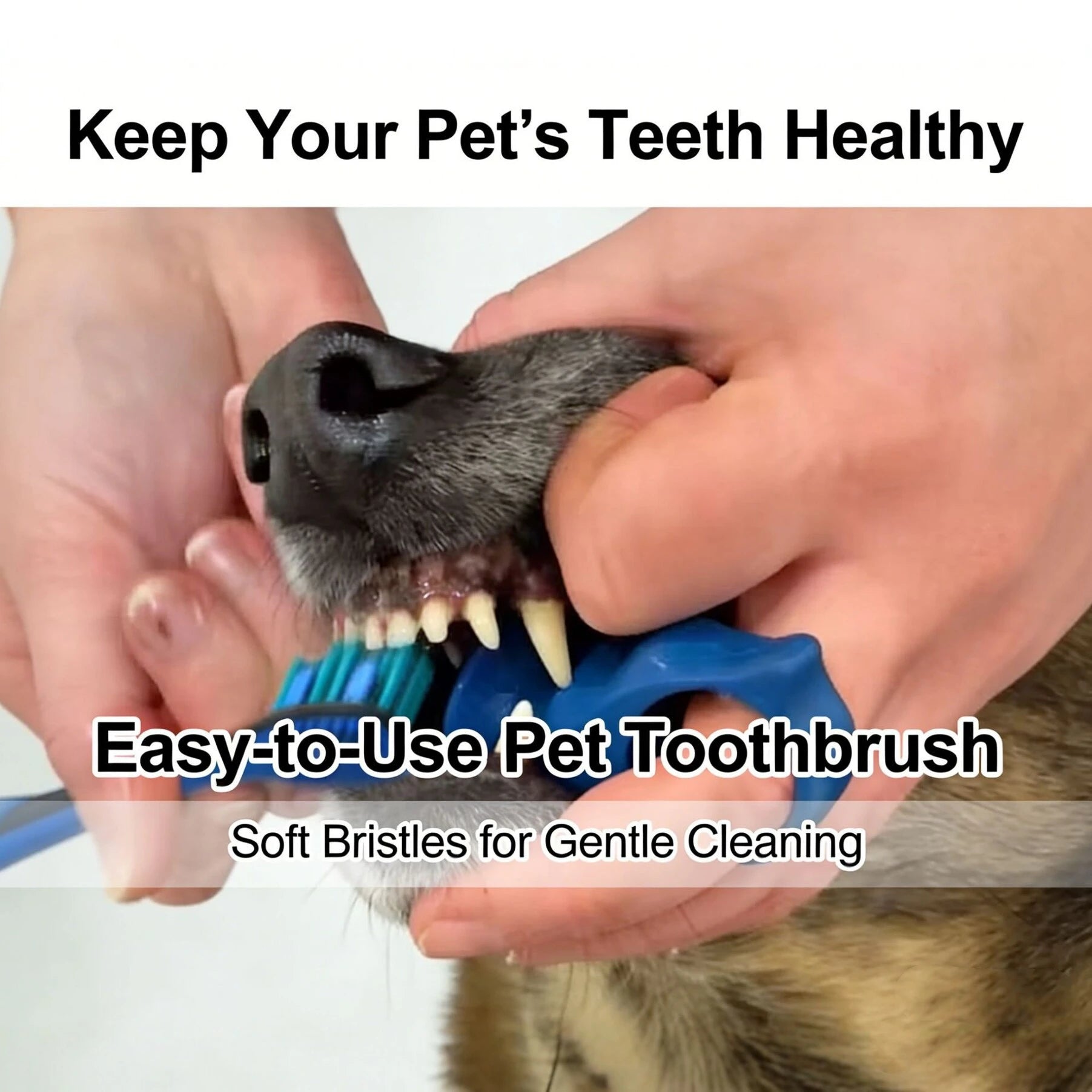 Silicone Soft Pet Finger Cuff Toothbrushes Dog Brush Bad Breath Tartar Teeth Care Tool