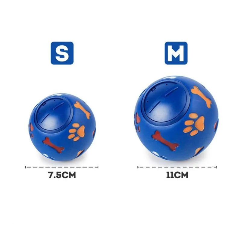 Slow Feeder Interactive Toy For Cats Dogs Leakproof Rubber Chew Ball Training Play Food Dispensing Pet Supplies