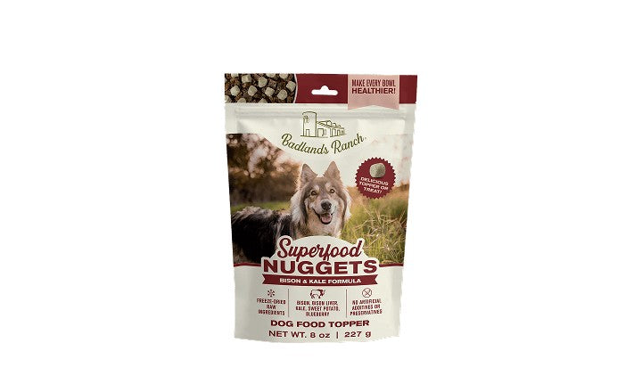 Badlands Ranch Bison & Kale Dog Food Topper