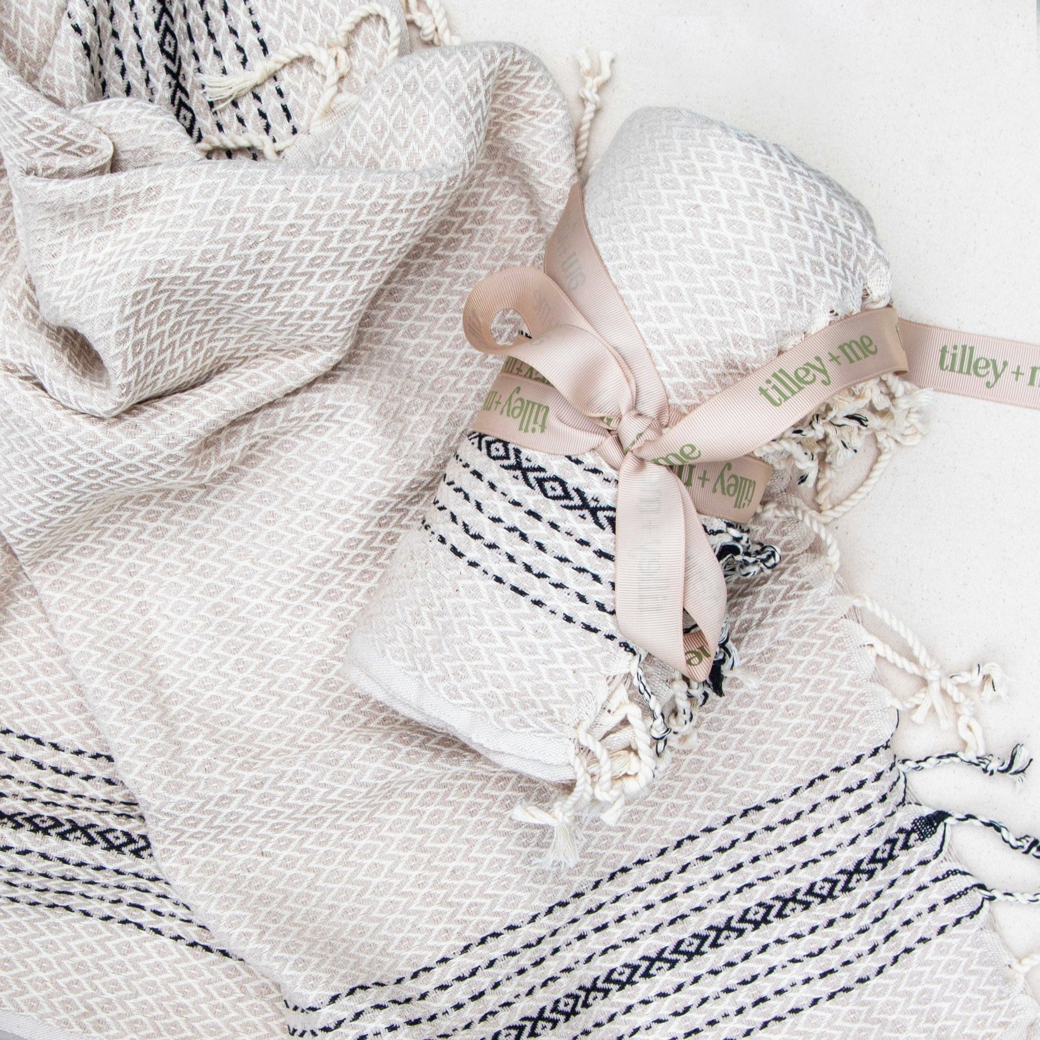 Tilley + Me Turkish Towel – Lightweight, Quick-Drying & Handwoven Cotton