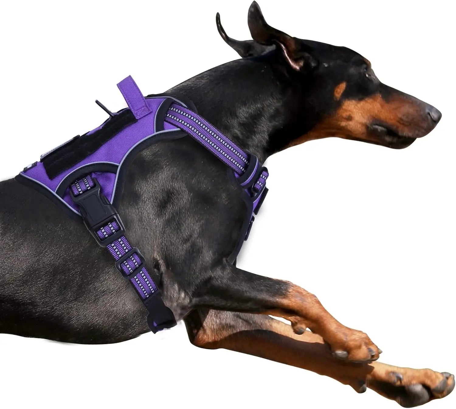 Tactical No-Pull Dog Harness – Reflective Training Vest with Handle