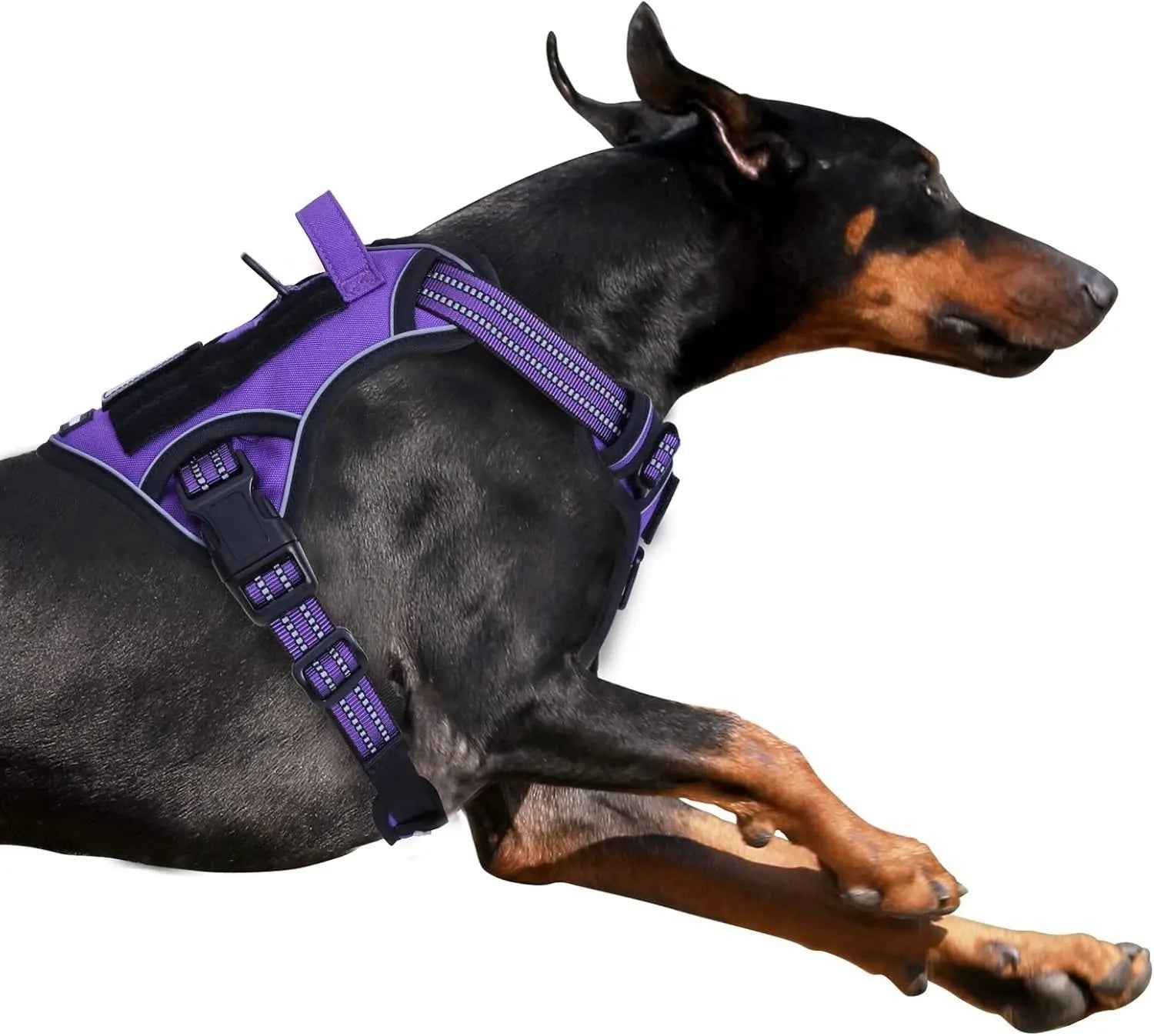 Tactical No-Pull Dog Harness with Handle – Reflective Training Vest