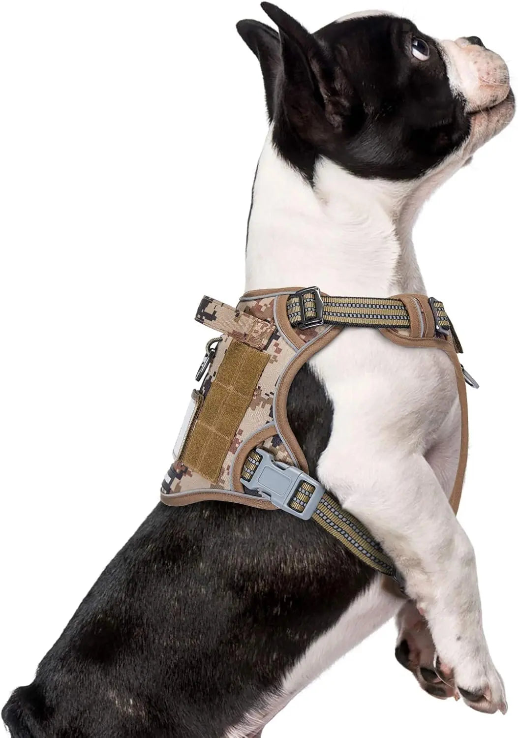 Tactical No-Pull Dog Harness – Reflective Training Vest with Handle