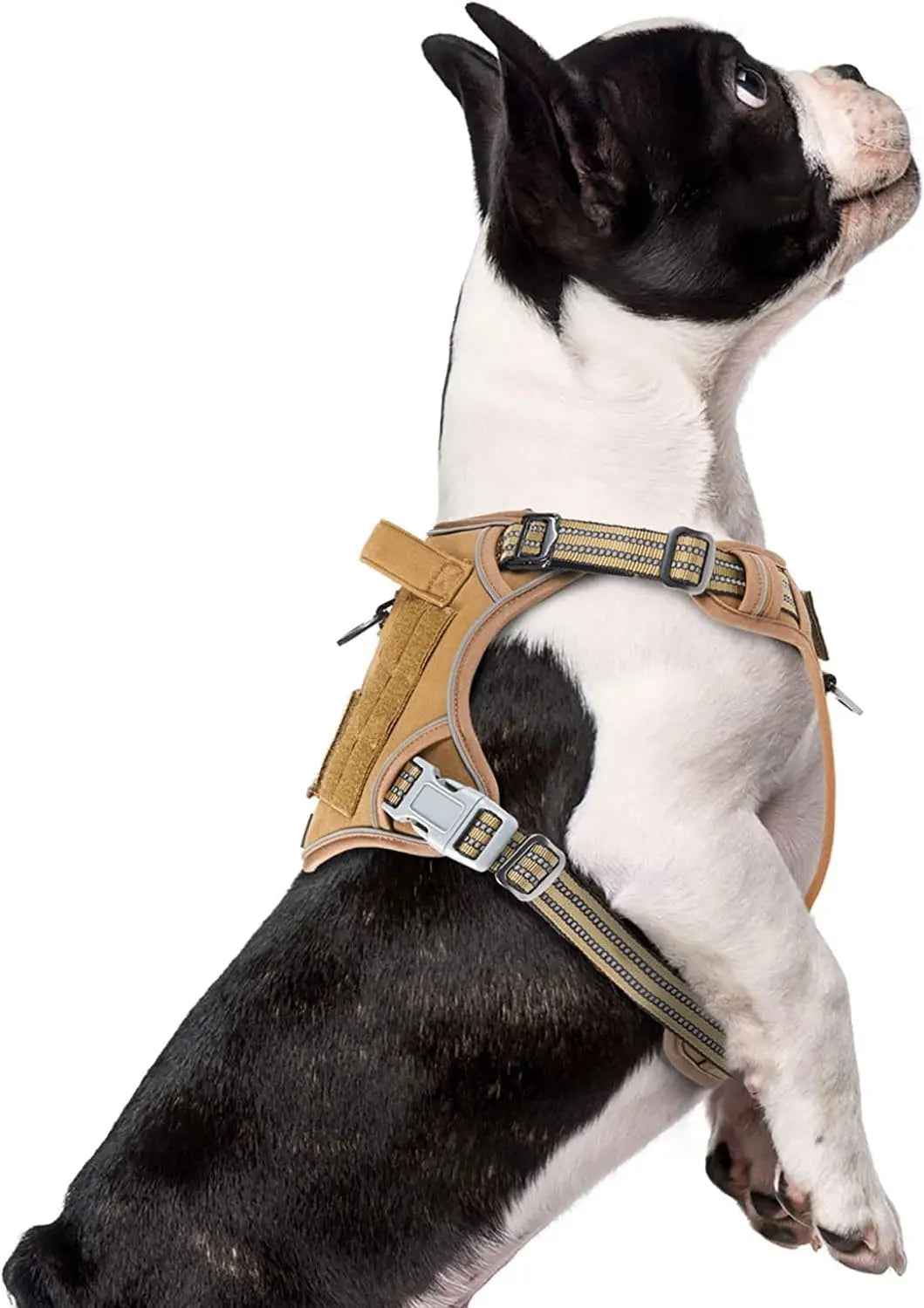 Tactical No-Pull Dog Harness with Handle – Reflective Training Vest