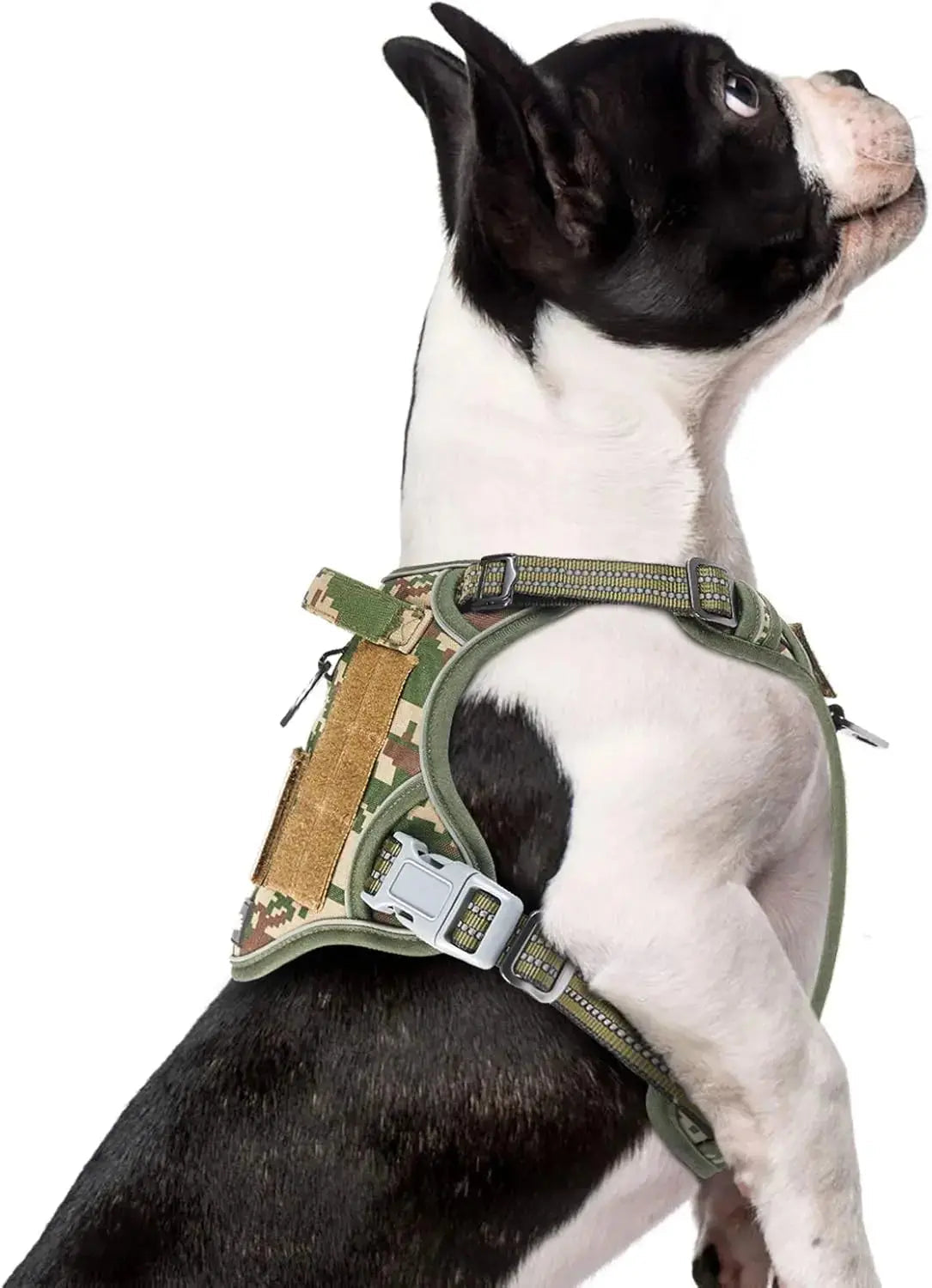 Tactical No-Pull Dog Harness – Reflective Training Vest with Handle