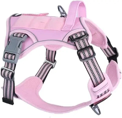 Tactical No-Pull Dog Harness – Reflective Training Vest with Handle