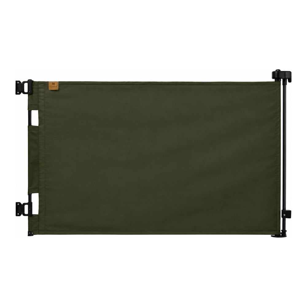 Oil Waxed Canvas Pet Safety Gate – Durable, Waterproof, Vintage-Inspired