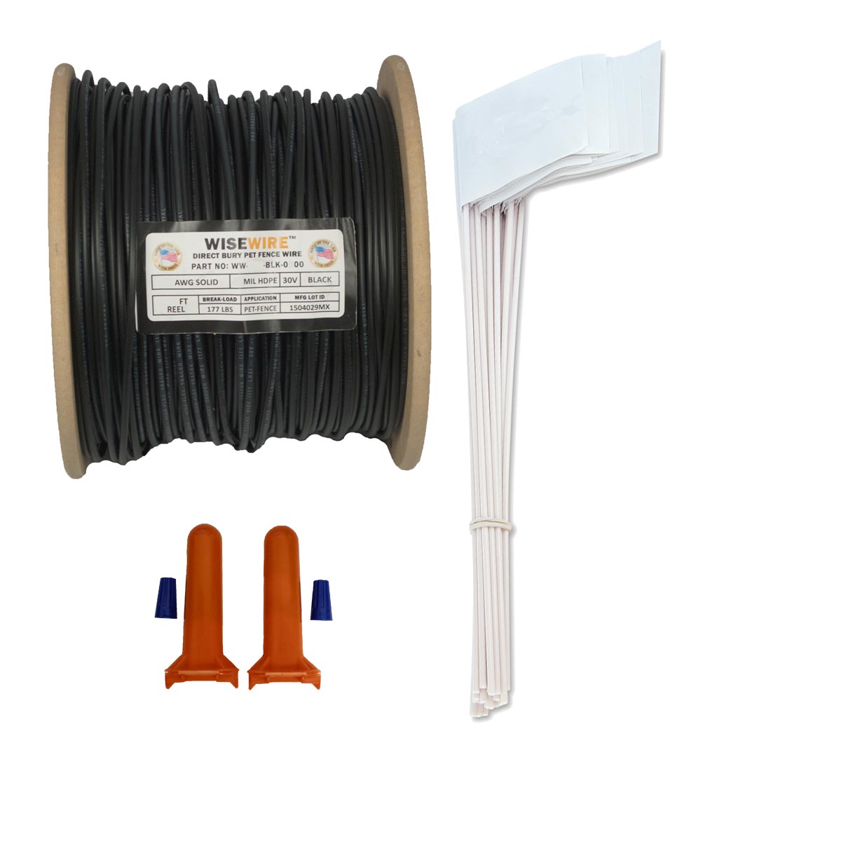 Psusa Wisewire 18 Gauge Boundary Wire Kit 500Ft