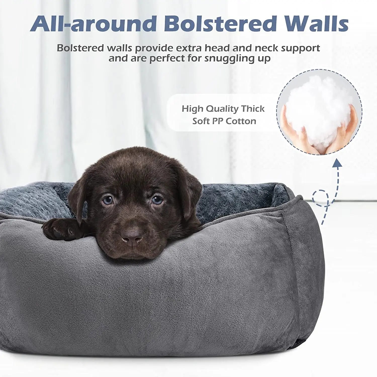 Washable Orthopedic Dog Bed – Soft Calming Pet Sofa