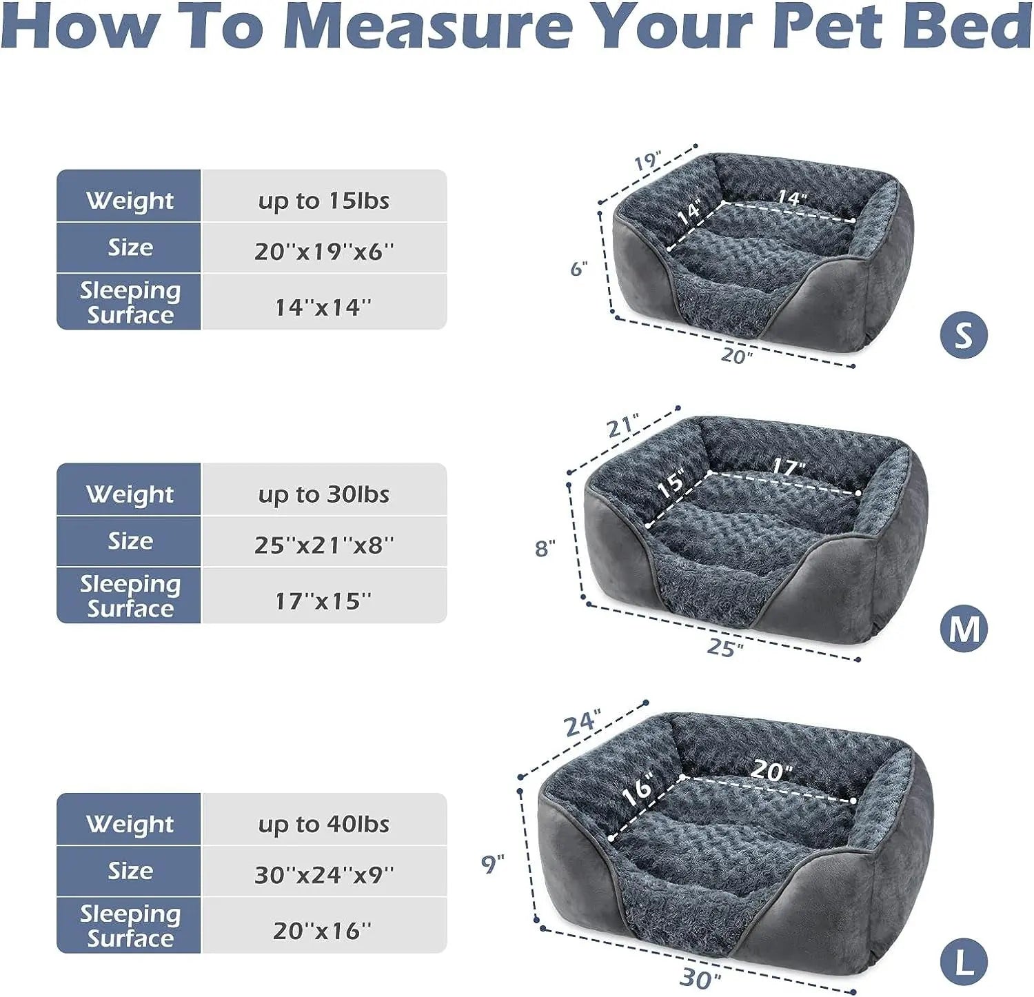 Washable Orthopedic Dog Bed – Soft Calming Pet Sofa