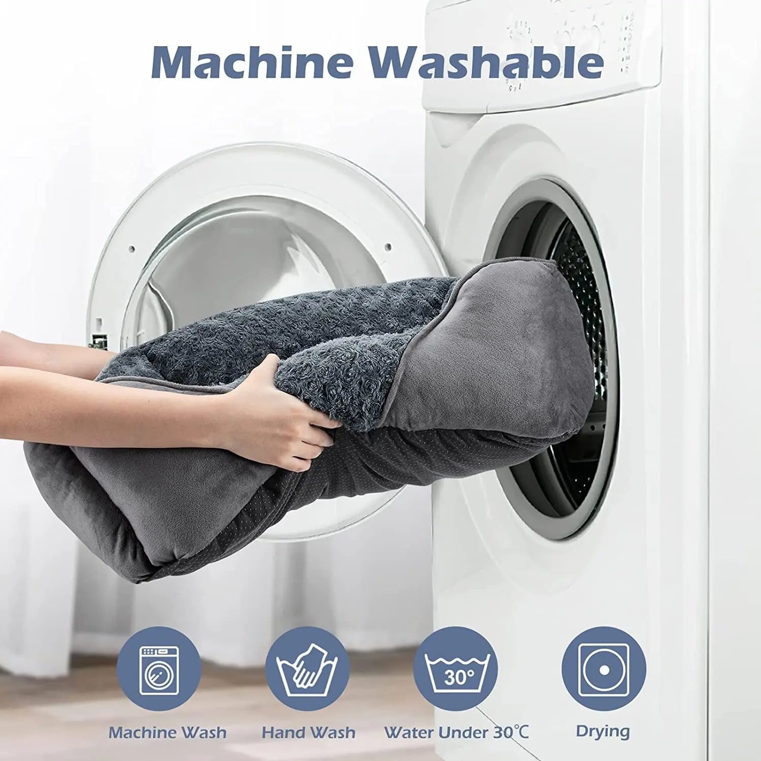 Washable Orthopedic Dog Bed – Soft Calming Pet Sofa