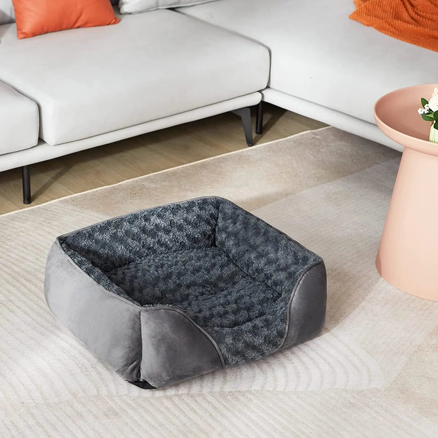 Washable Orthopedic Dog Bed – Soft Calming Pet Sofa