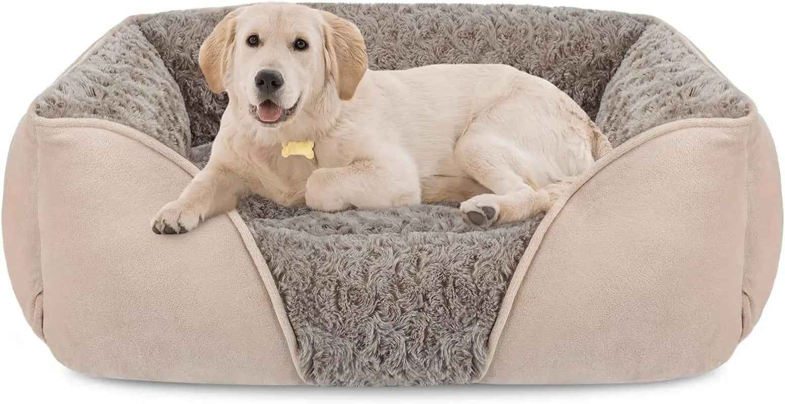 Washable Orthopedic Dog Bed – Calming Sofa for Small to Large Dogs