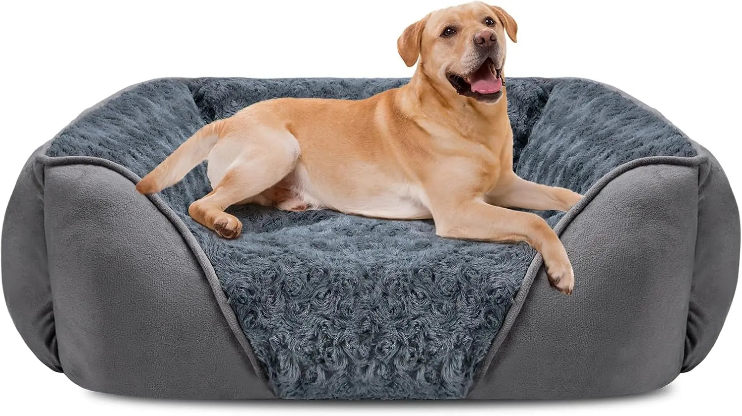 Washable Orthopedic Dog Bed – Soft Calming Pet Sofa